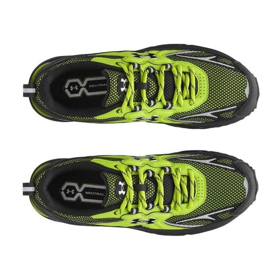 Under Armour - "Apparition Tech" Logo Sneaker für Damen, Leder (Grün) - Image 3