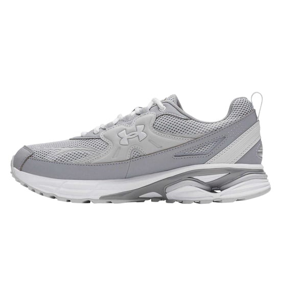 Under Armour - "Apparition Tech" Logo Sneaker für Damen, Leder (Frostgrau) - Image 2