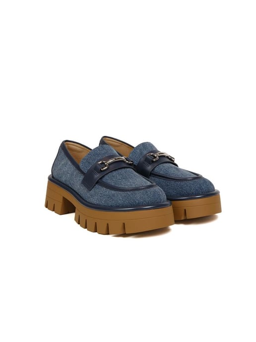 Michael Kors Mokassins Dunkel Vintage Blau Waschung - Image 2