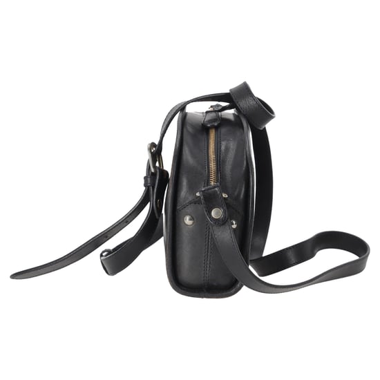 A.P.C Demi Lune Schultertasche aus dunkelblauem Leder - Image 2