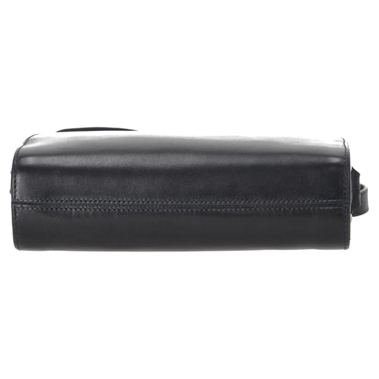 A.P.C Demi Lune Schultertasche aus dunkelblauem Leder - Image 5