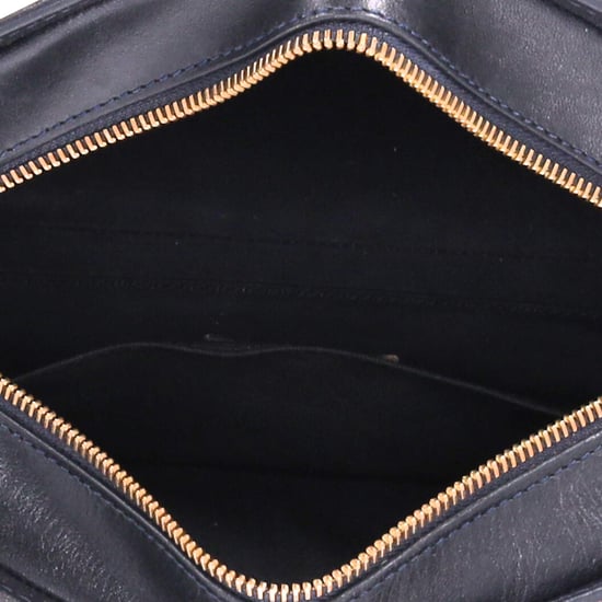 A.P.C Demi Lune Schultertasche aus dunkelblauem Leder - Image 6