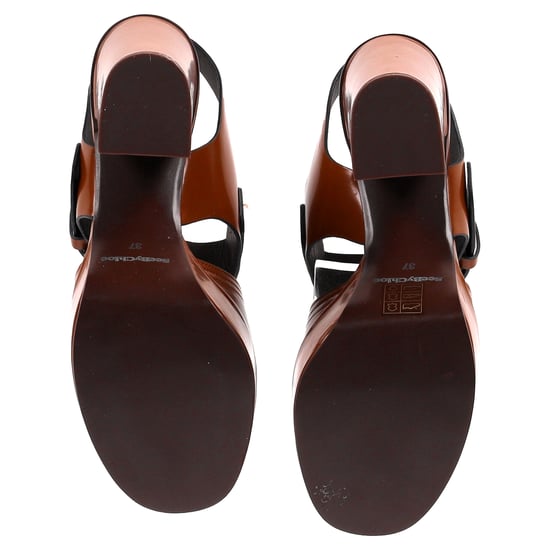 See by Chloé Slingback-Pumps aus braunem Leder - Image 6