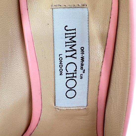 Jimmy Choo x Off-White Frances Pumps aus pinkfarbenem Leder - Image 5