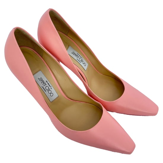 Jimmy Choo x Off-White Frances Pumps aus pinkfarbenem Leder - Image 6