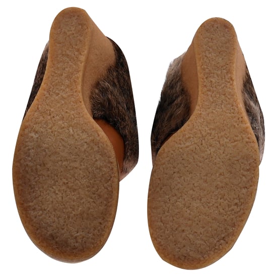 See by Chloé Wadenhohe Stiefeletten mit Fellbesatz aus braunem Leder - Image 6
