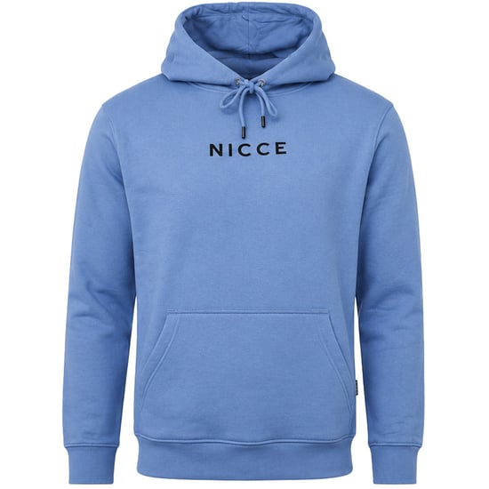 Nicce Zentrum Logo Herren Blau Hoodie - Image 1