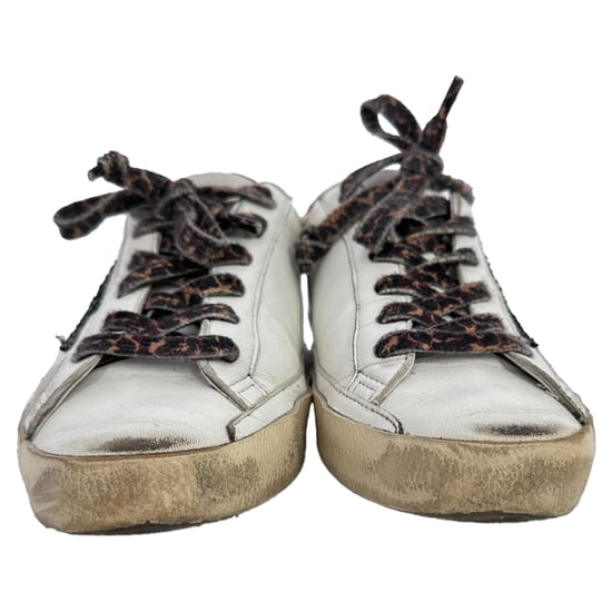 Golden Goose Super-Star Sneaker aus weißem Leder - Image 3