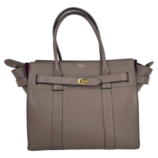 Mulberry Kleine Bayswater Tote Bag aus braunem Leder - Image 1
