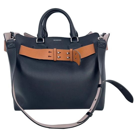 Burberry Medium Marais Gürtel Tote Bag aus schwarzem Leder - Image 1