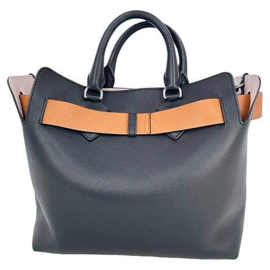 Burberry Medium Marais Gürtel Tote Bag aus schwarzem Leder - Image 5