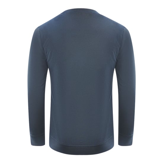 Cavalli Class Piercing-Schlangenlogo Sweatshirt in Marineblau - Image 2