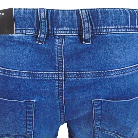Herren Diesel Thommer Y Ne Sweat Slim Fit Jeans in Blau Denim - Image 6