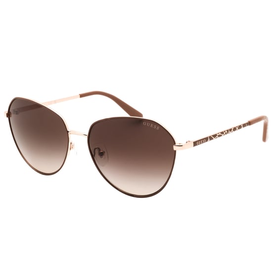 Beige Metallsonnenbrille - Image 2