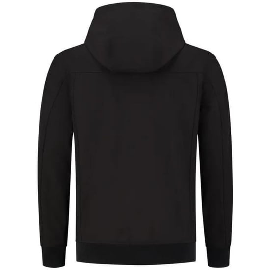 Tiefschwarze Softshelljacke mit Lyle & Scott-Logo - Image 2