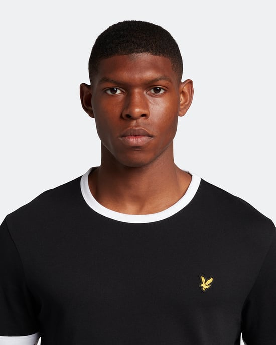 Lyle & Scott Ringer T-Shirt in Multicolour - Image 4
