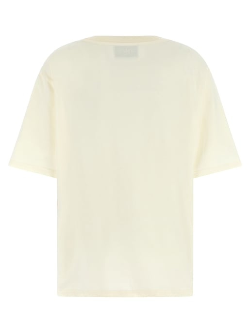 Ami Paris Weißes Baumwoll-T-Shirt - Image 2