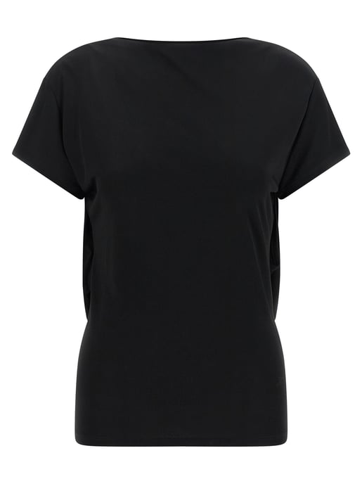 Jacquemus Schwarzes Viskose-T-Shirt - Image 1