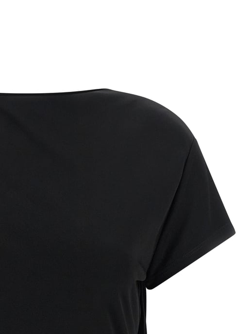 Jacquemus Schwarzes Viskose-T-Shirt - Image 3