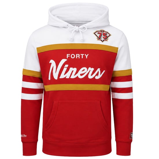 Mitchell & Ness NFL San Francisco 49ers Jerry Rice Jubiläums Herren Rotes Hoodie - Image 1