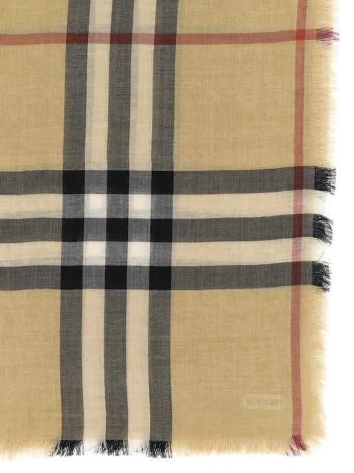 Burberry Beigefarbener Wollschal - Image 2