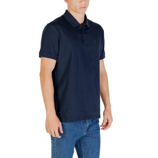 Calvin Klein Blaues Baumwoll-Polohemd für Herren - Image 3
