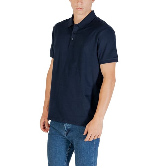 Calvin Klein Blaues Baumwoll-Polohemd für Herren - Image 4