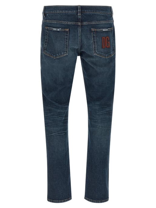 Dolce & Gabbana Blaue Baumwolljeans Denim - Image 2