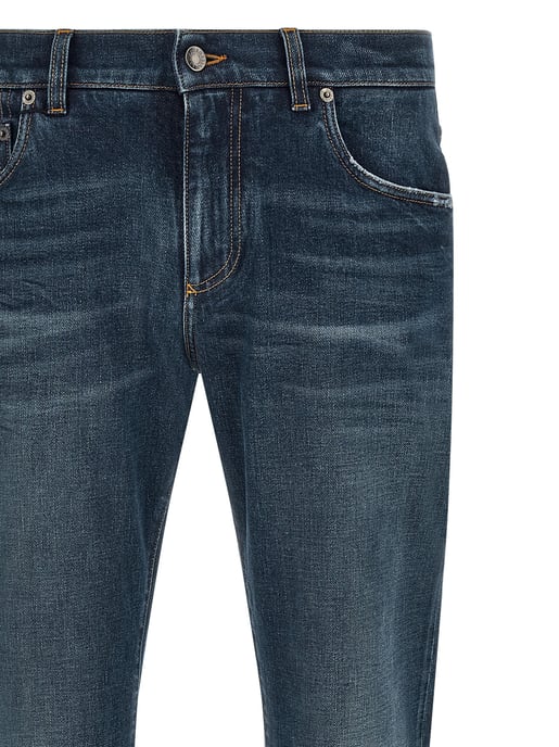 Dolce & Gabbana Blaue Baumwolljeans Denim - Image 3