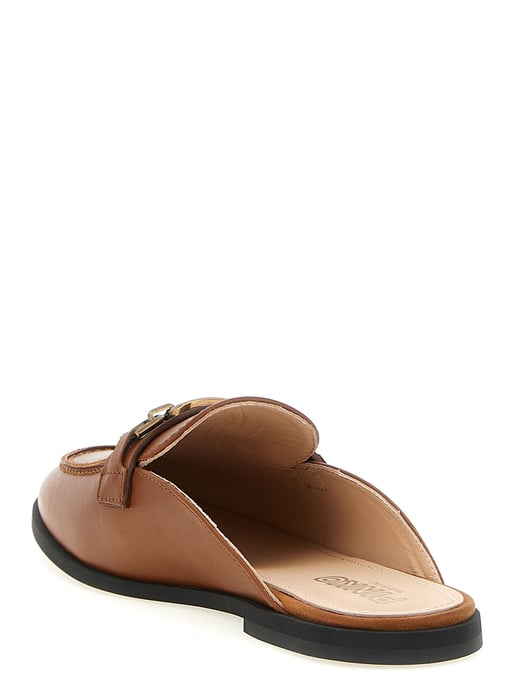 PINKO Brownes Kalbsleder Ballerinas - Image 3