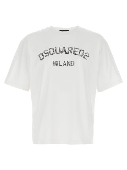 Dsquared² Weißes Baumwoll-T-Shirt - Image 1