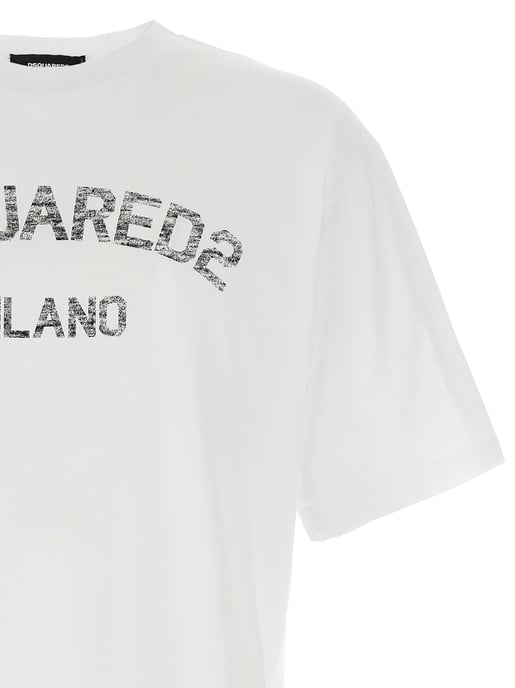 Dsquared² Weißes Baumwoll-T-Shirt - Image 3