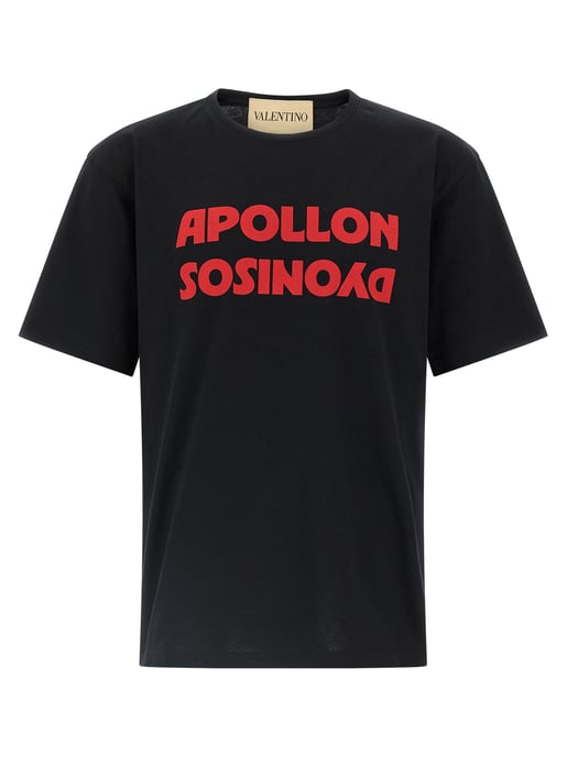 Valentino Garavani Schwarzes Baumwoll-T-Shirt - Image 1