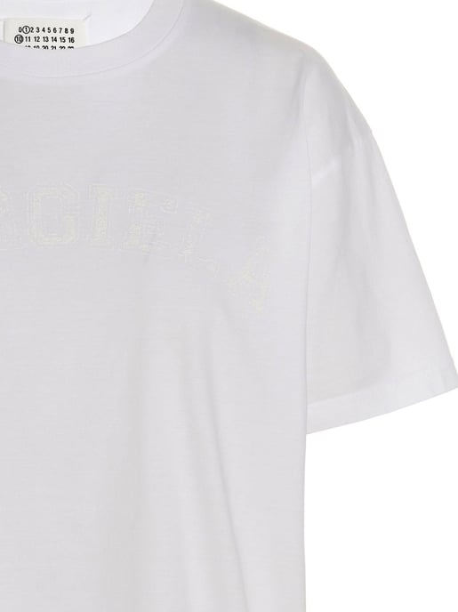 Maison Margiela Weißes Baumwoll-T-Shirt - Image 3