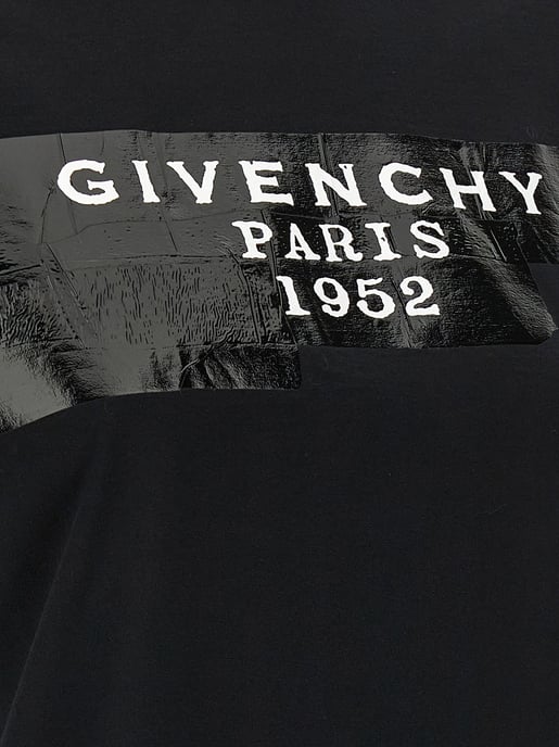 Givenchy Schwarzes Baumwoll-T-Shirt - Image 4