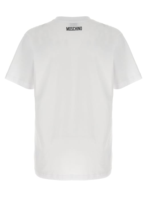 Moschino Weißes Baumwoll-T-Shirt - Image 2