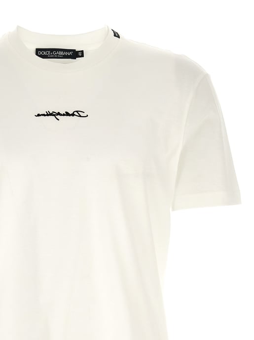 Dolce & Gabbana Weißes Baumwoll-T-Shirt - Image 3
