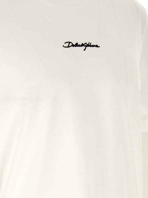 Dolce & Gabbana Weißes Baumwoll-T-Shirt - Image 4