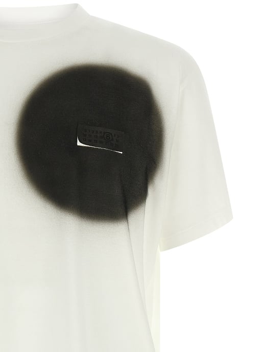 MM6 Maison Margiela Weißes Baumwoll-T-Shirt - Image 3