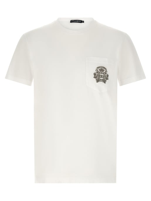 Dolce & Gabbana Weißes Baumwoll-T-Shirt - Image 1