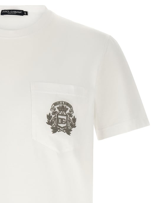 Dolce & Gabbana Weißes Baumwoll-T-Shirt - Image 3
