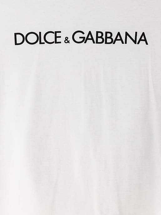 Dolce & Gabbana Weißes Baumwoll-T-Shirt - Image 4