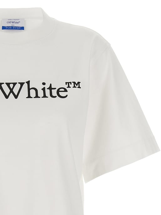 Off-White Weißes Baumwoll-T-Shirt - Image 3