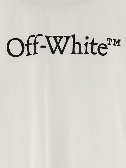 Off-White Weißes Baumwoll-T-Shirt - Image 4