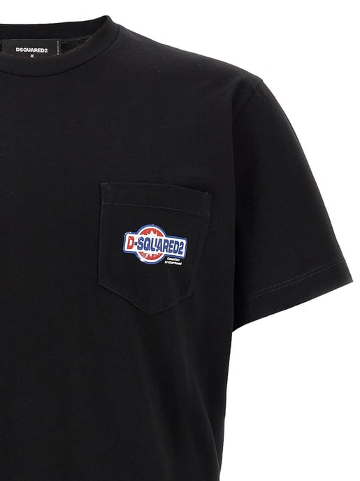 Dsquared² Schwarzes Baumwoll-T-Shirt - Image 3