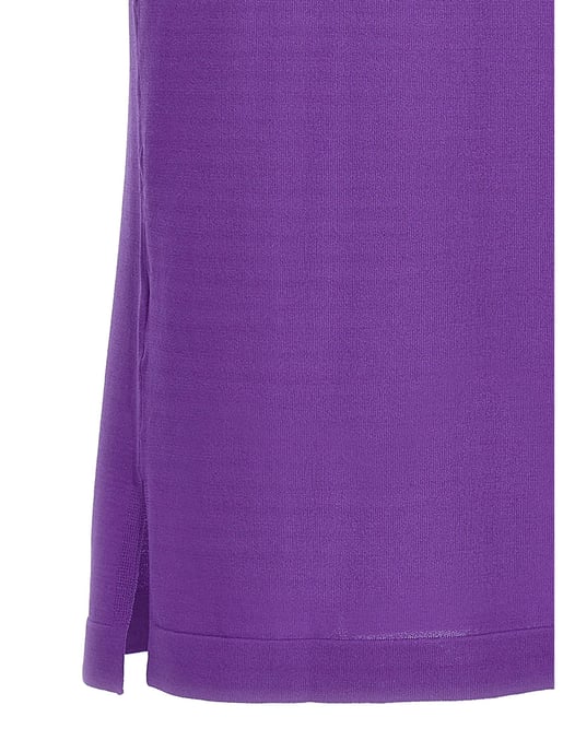 P.A.R.O.S.H. Lila Viskose T-Shirt - Image 4