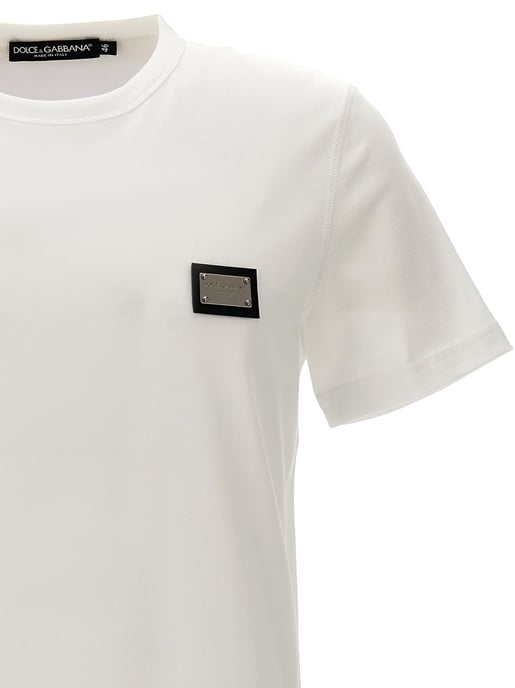Dolce & Gabbana Weißes Baumwoll-T-Shirt - Image 3