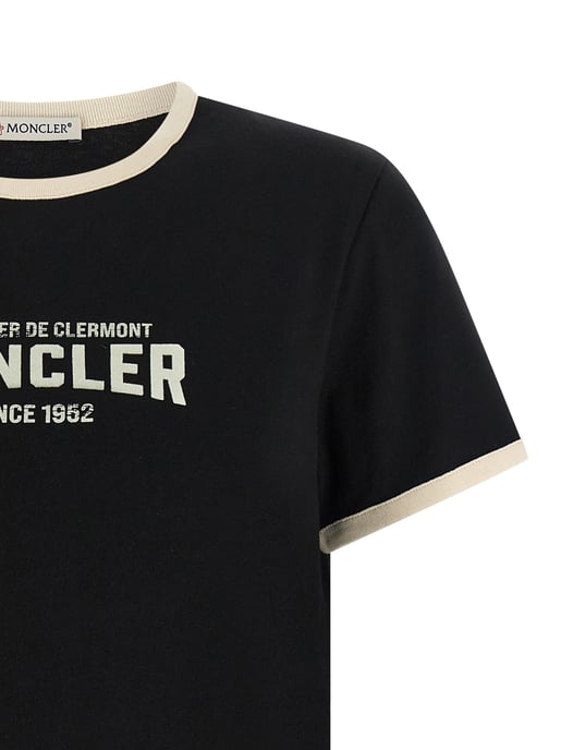 Moncler Schwarzes Baumwoll-T-Shirt - Image 3