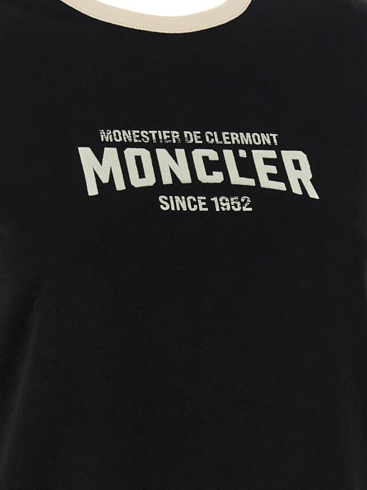 Moncler Schwarzes Baumwoll-T-Shirt - Image 4