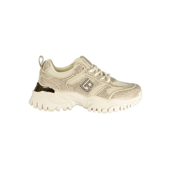 Laura Biagiotti Beige Polyurethan Damen Sneaker - Image 1